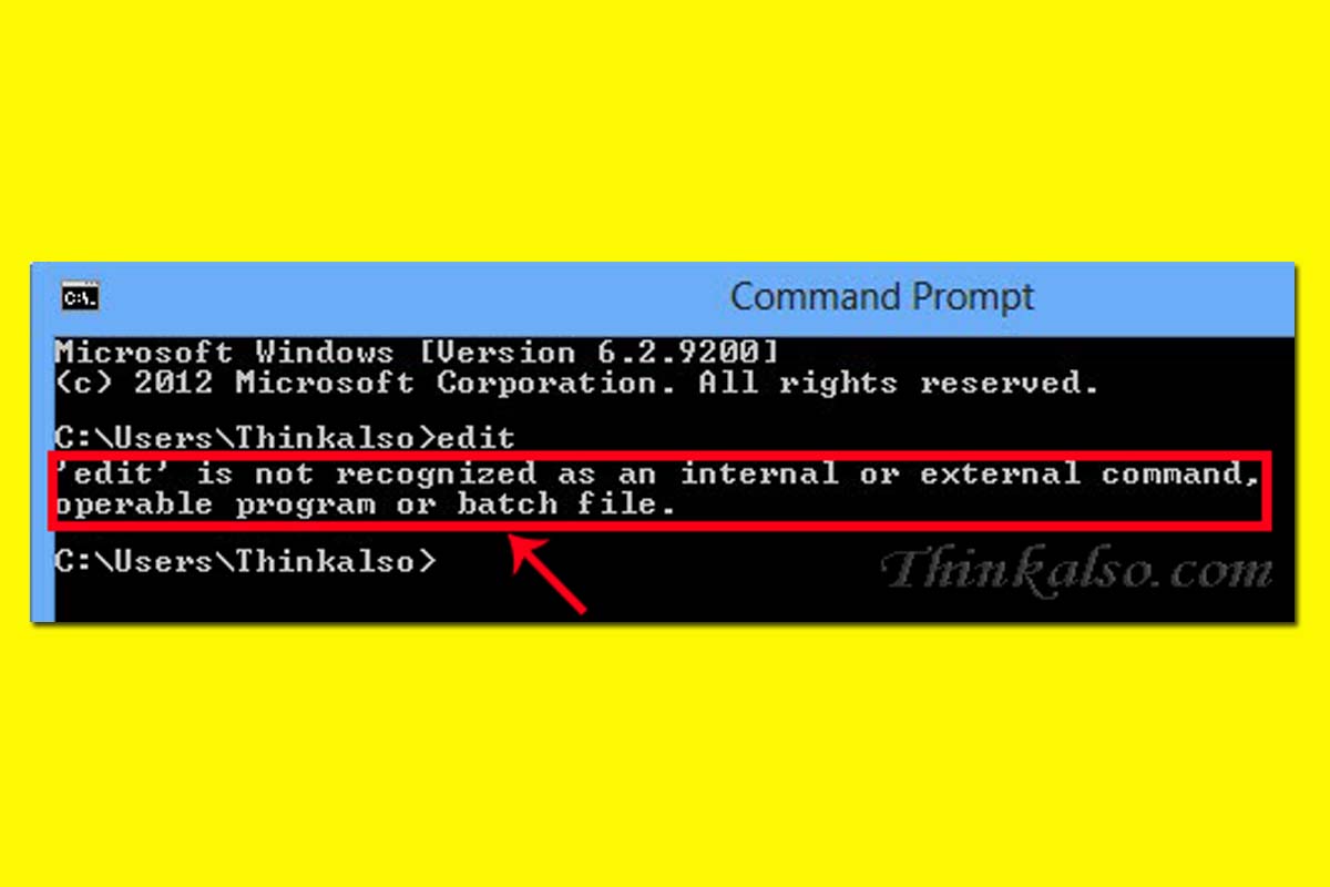 Edit DOS command in windows 10